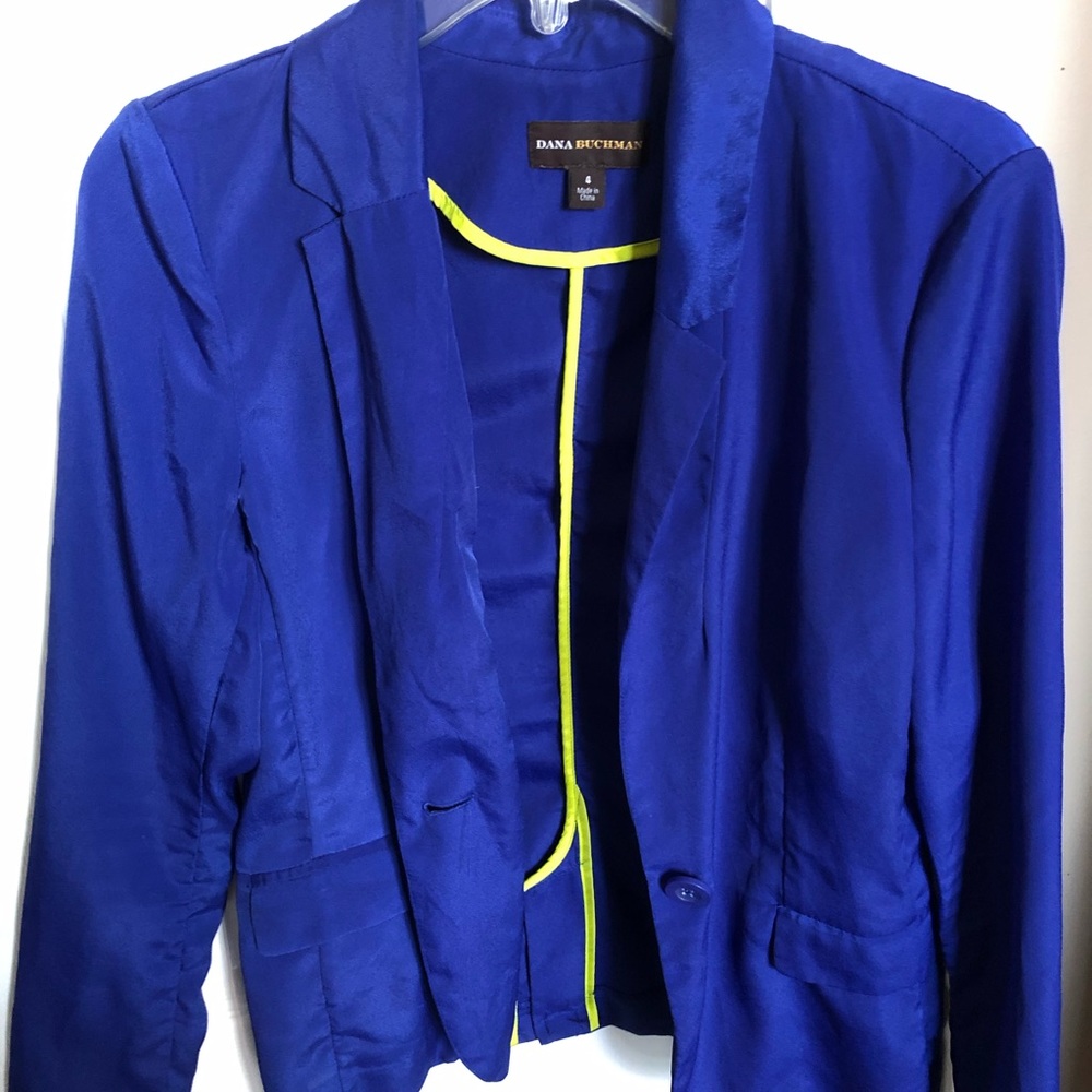 Bright Blue Blazer Size 4
